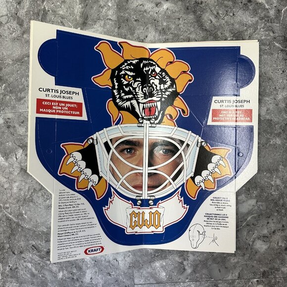 1994 1994-95 KRAFT GOALIE MASKS COMPLETE SET OF 8 - ROY POTVIN BELFOUR - Picture 7 of 9
